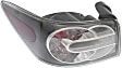 Driver Side Tail Light, with Bulb, Halogen, Clear and Red Lens