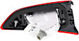Passenger Side, Inner Tail Light, with bulb, Halogen, Mounts on Liftgate