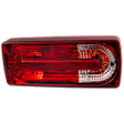Driver Side Tail Light, with Bulb, Halogen, Clear and Red Lens, Base Model