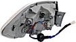 2010-2012 Mazda CX-9 - Passenger Side, Outer Tail Light, with Bulb, Halogen, Clear and Red Lens