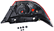 Driver Side Tail Light, without Bulb, Halogen, Clear and Red Lens, ES/LS Models, 4 Cyl., 2.0L Engine, Sedan