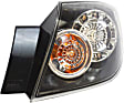 Passenger Side, Outer Tail Light, with Bulb, LED, Clear Lens, Hatchback