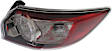 Passenger Side, Outer Tail Light, with Bulb, LED, Clear Lens