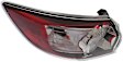 Driver Side, Outer Tail Light, with Bulb, LED, Clear Lens