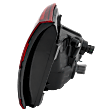 Passenger Side, Inner Tail Light, with Bulb, Halogen, Red Lens, 6 Cyl., 3.7L Engine