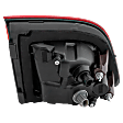 Passenger Side, Inner Tail Light, with Bulb, Halogen, Red Lens, 6 Cyl., 3.7L Engine