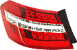 Driver Side, Outer Tail Light, with Bulb, LED, Clear and Red Lens, W212, Sedan, Hybrid