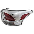 Passenger Side Tail Light, with Bulb, Halogen, Clear Lens, Standard Type