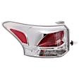 Driver Side Tail Light, with Bulb, Halogen, Clear Lens, Standard Type