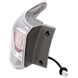 Driver Side Tail Light, with Bulb, Halogen, Clear Lens, Standard Type