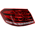 2015 Mercedes Benz E400 Base - Driver Side, Outer Halogen Tail Light, With bulb(s), Mounts on Quarter Panel, OE Replacement