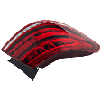 2015 Mercedes Benz E400 Base - Driver Side, Outer Halogen Tail Light, With bulb(s), Mounts on Quarter Panel, OE Replacement