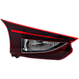 Driver Side, Inner Tail Light, with Bulb, Halogen, Clear and Red Lens, Hatchback, Japan Built Vehicle