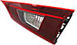 Passenger Side, Inner Tail Light, without Bulb, Halogen, Clear and Red Lens