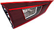 Driver Side, Inner Tail Light, without Bulb, Halogen, Clear and Red Lens