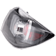 Passenger Side Tail Light, with Bulb, Halogen, Clear and Red Lens, Hatchback
