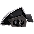 Passenger Side Tail Light, with Bulb, Halogen, Clear and Red Lens, Hatchback