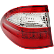 Driver Side, Outer Tail Light, with Bulb(s), LED, Clear and Red Lens, Wagon, With Avantgarde Package