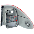 Driver Side, Outer Tail Light, with Bulb(s), LED, Clear and Red Lens, Wagon, With Avantgarde Package