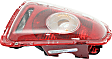 Driver Side Tail Light, with Bulb, Halogen, Clear Lens, White Turn Indicator, Hatchback/Convertible 09-10