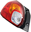 Driver Side Tail Light, with Bulb, Halogen, Amber, Clear and Red Lens