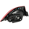 Passenger Side, Outer LED Tail Light, With bulb(s), OE Replacement