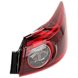 Passenger Side, Outer LED Tail Light, With bulb(s), OE Replacement, CAPA Certified