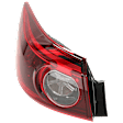 Driver Side, Outer Tail Light, with Bulb, LED, Red Lens, Production Date To March 31 2014, Sedan, Japan Built Vehicle