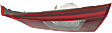 Passenger Side, Inner Tail Light, with Bulb, LED, Smoked Lens, Production Date To March 31 2014, Sedan, Japan Built Vehicle, CAPA CERTIFIED