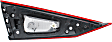 Passenger Side, Inner Tail Light, with Bulb, LED, Smoked Lens, Production Date To March 31 2014, Sedan, Japan Built Vehicle, CAPA CERTIFIED