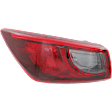 Driver Side, Outer Tail Light, with bulb, Halogen, Mounts On Body, CAPA Certified