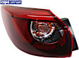 Driver Side, Outer Tail Light, with Bulb, LED, Red Lens, CAPA CERTIFIED