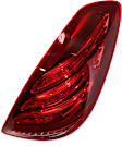 Passenger Side Tail Light, with Bulb, LED, Clear and Red Lens, Sedan