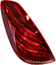 Driver Side Tail Light, with Bulb, LED, Clear and Red Lens, Sedan