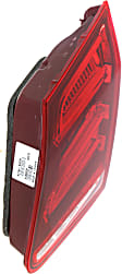 Passenger Side, Inner Tail Light, with Bulb, LED, Clear and Red Lens, E-Class, Sedan
