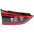 Driver Side, Inner Tail Light, with Bulb, Halogen, Clear and Red Lens, 4 Cyl., 2.5L Engine