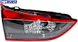 Driver Side, Inner Tail Light, with Bulb, Halogen, Clear and Red Lens, 4 Cyl., 2.5L Engine, CAPA Certified