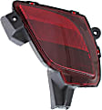 Rear, Passenger Side Bumper Reflector
