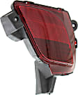 Rear, Passenger Side Bumper Reflector, CAPA Certified