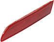Rear, Passenger Side Bumper Reflector