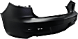 Rear Primed Bumper Cover, GT/S Models, 4 Cyl., 2.5L Engine, Sedan, CAPA Certified