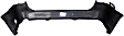 Rear Primed Bumper Cover, Without Rocker Molding Holes