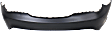 Rear Primed Bumper Cover, 4 Cyl., 2.0L Engine, For Models Without Parking Aid Sensor Holes and AMG Styling Package
