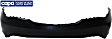 Rear Primed Bumper Cover, 4 Cyl., 2.0L Engine, For Models Without Parking Aid Sensor Holes and AMG Styling Package, CAPA Certified