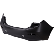Rear Primed Bumper Cover, Sedan, CAPA Certified