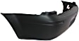 Rear Primed Bumper Cover, Except SRT-8 Model, Without Dual Exhaust Holes, Without Parking Aid Sensor Holes