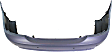 Rear Primed Bumper Cover, With Parking Aid Sensor Holes, For Models With Sport Package