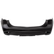 Rear Primed Bumper Cover, 4 Cyl., 2.5L Engine, Without Parking Aid Sensor Holes