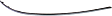 Rear, Passenger Side, Outer Bumper Trim, Chrome