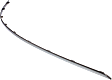Rear, Passenger Side, Outer Bumper Trim, Chrome